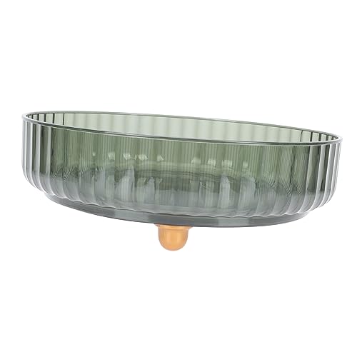 HOLIDYOYO especiero giratorio unidad escurreplatos Flotante hilado estante giratorio spice rack estanteria trastero titular de condimento de cocina contenedor de almacenamiento páginas Green