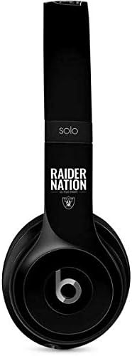 Skinit Decal Audio Skin Compatible with Beats Solo 2 Wired - Officially Licensed NFL Las Vegas Raiders Team Motto Design