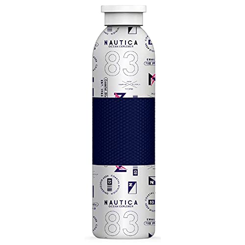 Nautica Water Bottle, Insulated Water Bottle, Stainless Steel Water Bottles, Metal Water Bottle, Big Water Bottle, Reusable Water Bottle, Steel Water Bottle, Gym Water Bottle, Travel - Helm