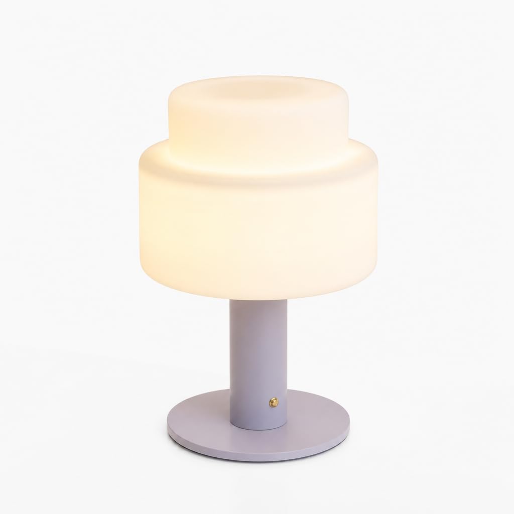 LED Tischleuchte Akku 5W Tischlampe Kabellos USB Aufladbar Dimmbar (Blau)