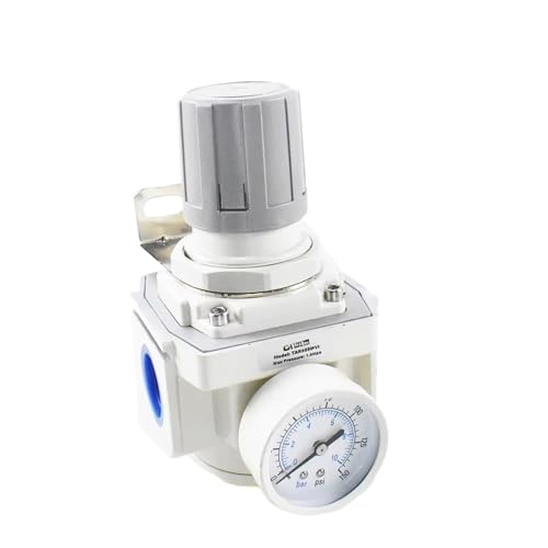 Regulador AR5000-10 neumático de 1 pulgada con manómetro para alta presión