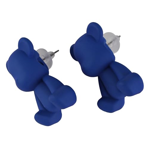 Image of Lucky Jewellery Designer Trendy Teddy And Rabbit Design Earring Stylish Teddy Bear Stud Earing | Cute Cartoon Earrings For Girls & Women (CHEP-TEDDY-PARENT)