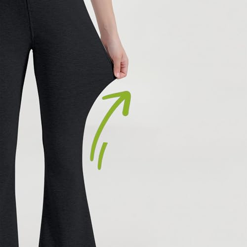 Girls Bell Bottom Bow Tie Flare Leggings for Kids High Waist Teen Uniform Pants Winter Warm Cute Preppy Clothes4