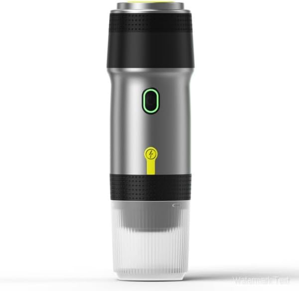 Image of Portable Espresso Machines, Electric Espresso Maker with Self-Heating, USB-C & Car Charger, 20 Bar Mini Coffee Maker With NS Capsule & Ground Coffee for Camping, Hiking, Travel, Office, Silver