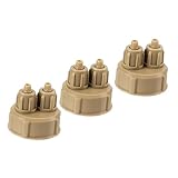 Cabilock 3 piezas Tapa para Reactor Reutilizable de Resistente para Acuario Accesorio DIY Práctico y Conveniente de Compatible con Botellas Estándar