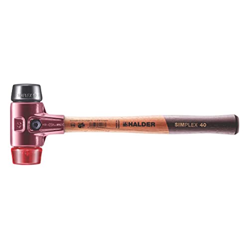 Halder Usa - Simplex Mallet With Black Rubber And Red Plastic Inserts (3026.04) #TOP4