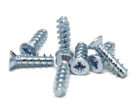M5 5mm x 11mm EURO SCREWS FOR KITCHEN CABINETS, DOORS, WARDROBES & CUPBOARD HINGES FLAT HEAD (20)