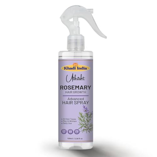 Image of Khadi Natural Rosemary Hair Growth Spray | Controls Hair Fall, Supports Hair Regrowth | Herbal Scalp Care Spray | Sulphate & Paraben Free - 100ML