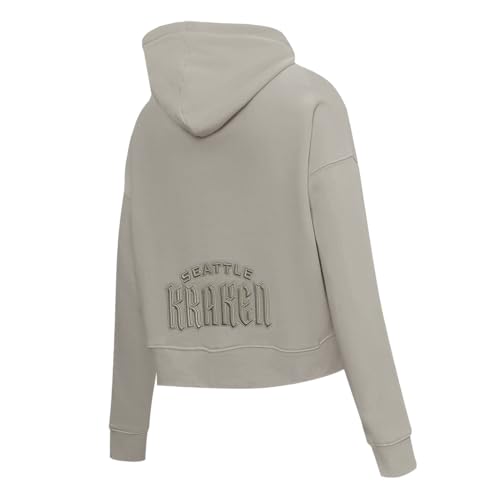 Sudadera con capucha NHL de algodón suave con corte cropped entallado 4
