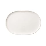 Lieferumfang: 1x Villeroy & Boch Artesano Original Ovaler Fischteller (43 x 30 cm), Material: Premium Porzellan, Farbe: Weiß