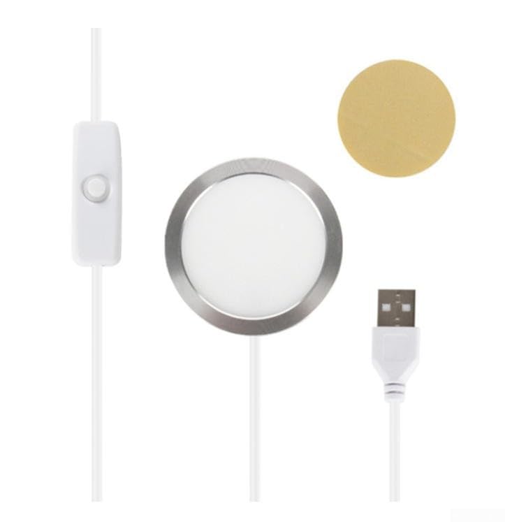 RGB LED Lamp Kit with Remote Control for Bambu Lab X1C/P1P – 4W COB LED, USB-Powered (5V 1A), Ambient Light for Home/Off