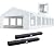 Quictent 20x40 Heavy Duty Party Tent with Roll-up Ventilated Mesh Windows&Cover, Outdoor Event Shelter for Parties Wedding Carports Canopy BBQ