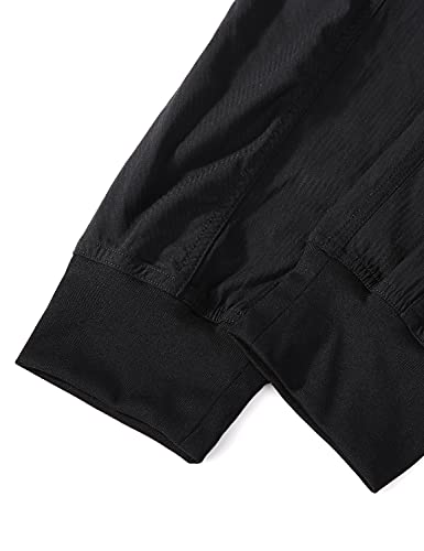 Crz Yoga Lightweight Workout Joggers For Women, High Waisted Outdoor Running Casual Track Pants With Pockets Black Small #TOP5