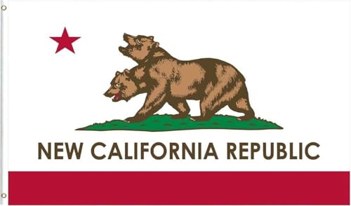 New California Republic Flag 3x5 Ft NCR Flags Suitable Indoor Outdoor Fallout NCR Banner