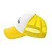 T-Wisted T-Ea Trucker Cap Light Weight Vintage Snapback Hat Retro Style Baseball Hat Casual Adjustable Strap for Men/Women Yellow