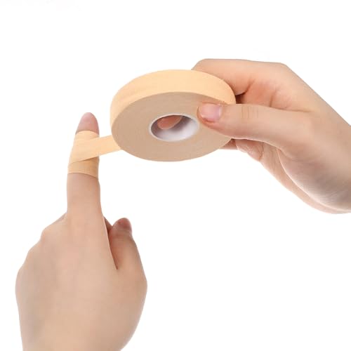 2 Rollen Sporttape Wasserfeste Klettertape 1,5cm Breit Fingertape,Tape Sport Fussball Tape Klebeband Fingertape Tapeband Für Klettern Bouldern Kraftsport Volleyball Kampfsport-10M