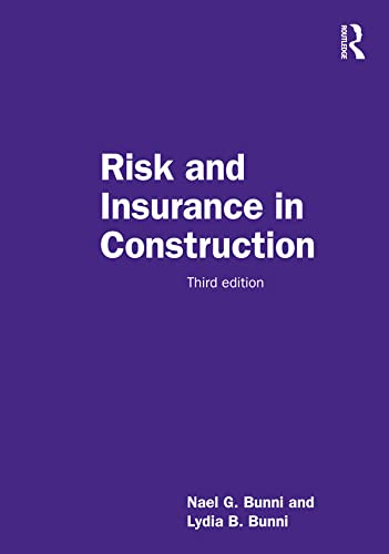Risk and Insurance in Construction ouvrage académique droit BTP