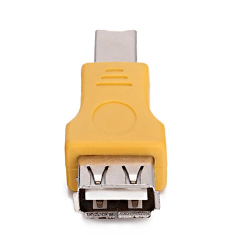 HDE USB Type A Female to USB Type B Male Adapter