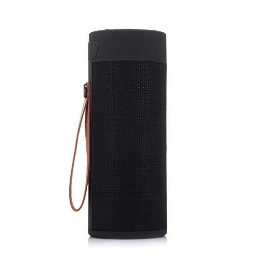 AMTBBK trådlös Bluetooth-högtalare, bärbara Bluetooth-högtalare, vattentät/röstprompt/kort/radio/samtalsfunktion, bästa presenterna, svart
