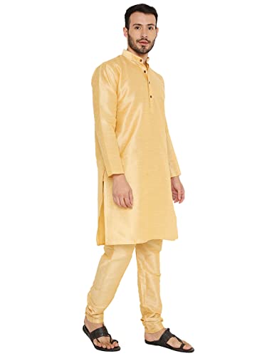 Image of Maharaja Banarasi Dupion Silk Kurta Pjama Set for Men