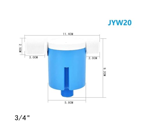 Remplacement durable vanne à flotteur 1 pouce pour récupérateur