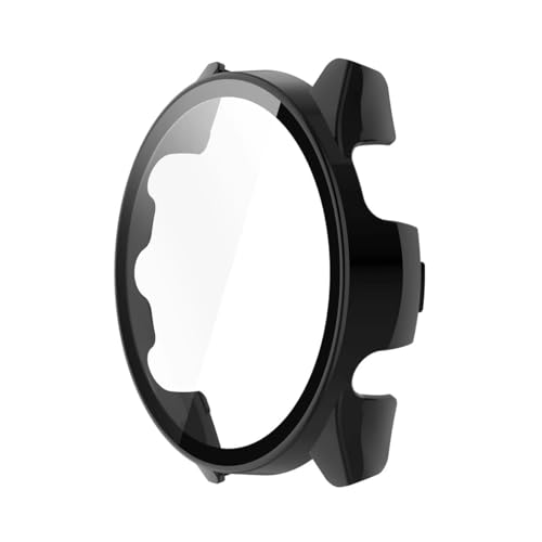 Capa protetora com película compatível com Garmin Forerunner 165 ou 165 Music Cor:Preta