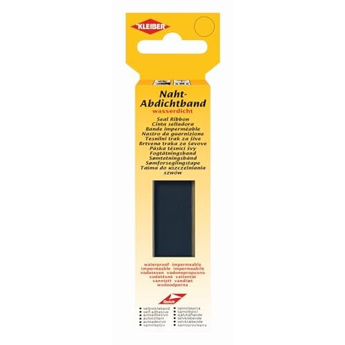 Kleiber 3 m x 2 cm Selbstklebendes, wasserdichtes, Stofffaser-Reparaturband für Zelte, Mäntel, Regenschirme usw, dunkelblau