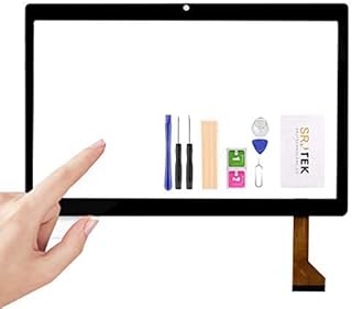 for 10.1'' Inch Zonko K105 Tablet PC Front Outter Touch Screen Panel Digitizer Sensor Glass Replacement Phablet Multitouch (Black)(Bigger Size)
