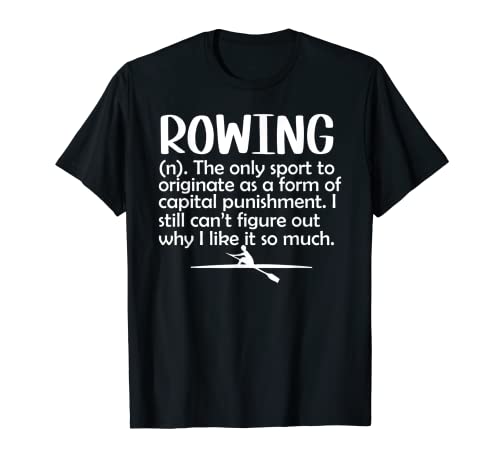 Rowing Definition, divertido remo tripulación Camiseta