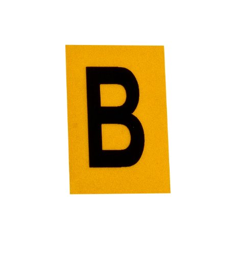 Chiffres et lettres Bradylite réfléchissant Brady 5920-b haute visibilité adhésive