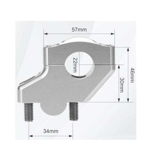 Collier de serrage déporté moto pour éliminer le mal de dos en XT