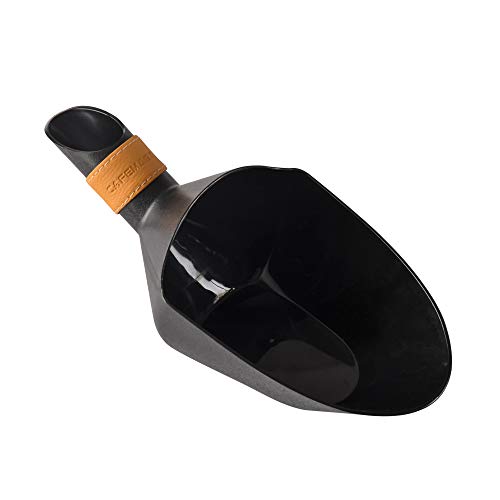 CAFEMASY Coffee Bean Filling Shovel Scoop with Funnel Design ABS Plastic Coffee Bean Measuring Scoop (Small-1KG)