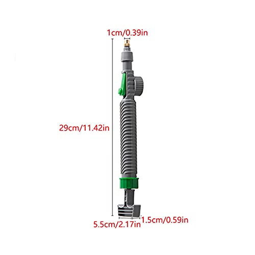 Hogedrukluchtpompspuit Huishoudspuit Watering Hoofd Nozzle Tuin Hogedruk Handleiding Plastic Luchtpomp Verstelbare… - Image 8