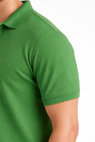 Image of Men's Plain Polo Neck T-Shirt | Comfortable | Stylish Casual & Smart Wear | Half Sleeve | Regular Fit