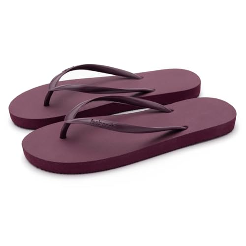 Image of Feelgoodz Women's Slimz Core Natural Rubber Flip Flops