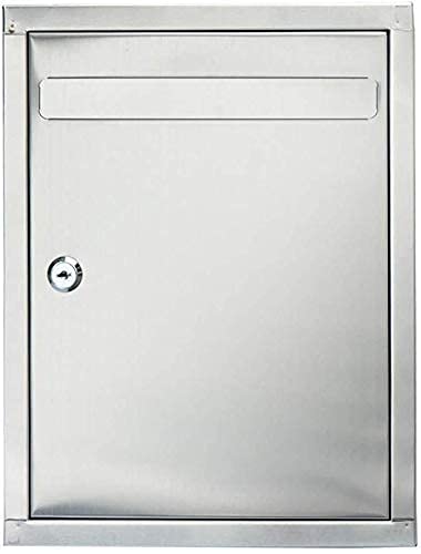 Boîte aux lettres extérieure pour maison contemporaine et collecte de courrier sécurisée