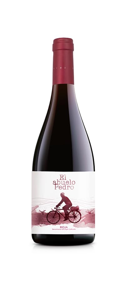 Vino de Autor El Abuelo Pedro – Vino Tinto Rioja DOCa Tempranillo 100% – Crianza en Barrica – Edición Limitada – Ideal como Regalo para Amantes del Vino