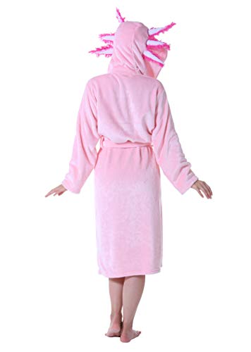 ATOZ Women Robe Adult Animal Bathrobe Flannel Hooded Home Pajamas Soft for Halloween Christmas Cosplay Robe4