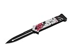 8” Stainless Steel Folding Joker Pocket Knife w/Belt Clip Why So Serious Folding Knife EDC (-4)