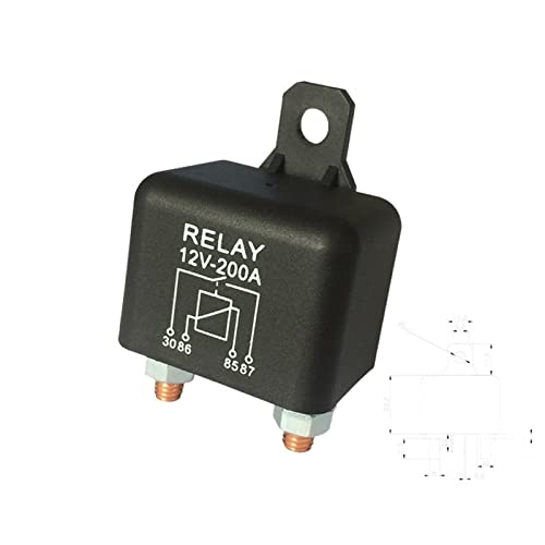 SaDity 1PC Small Shell 200A car Long time Relay Small Volume 12V4.8W Relay