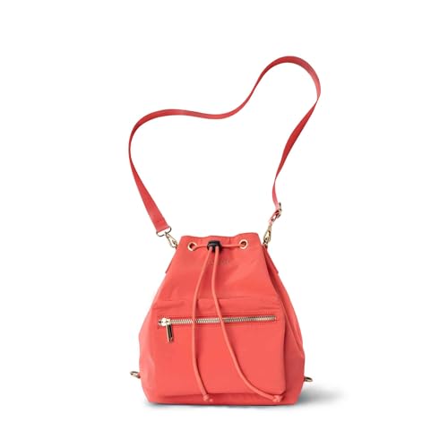Image of KEDZIE Aries Convertible Bucket Bag 3-Way Backpack Crossbody Strap Purse for Women