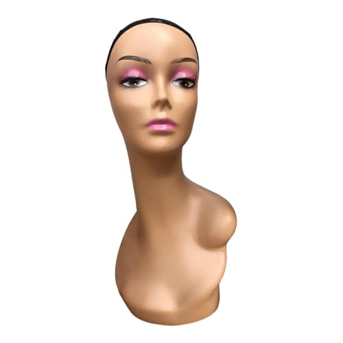 Cabeza de maniquí duradera de 48 cm para exhibición impecable 6