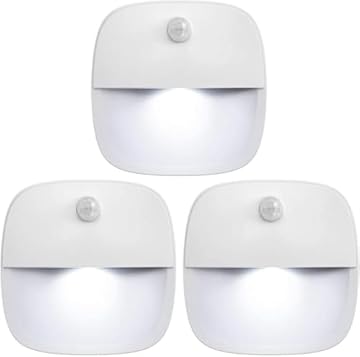 battery powered motion detector night light