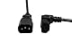CERRXIAN 7.5In 20CM IEC 320 90 Grad C13 3 Pin Buchse an C14 3 Pin Stecker PDU Netzteil Verlängerungskabel für Computer LED HDTV Monitor und Scanner