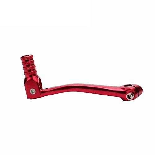 Plegable de aleación de Aluminio Accesorios de transmisión de la Motocicleta Palanca de Cambios/Ajuste for Kayo Apolo Bosuer 110/125 / 140/150/160 / 250cc (Color : Red)