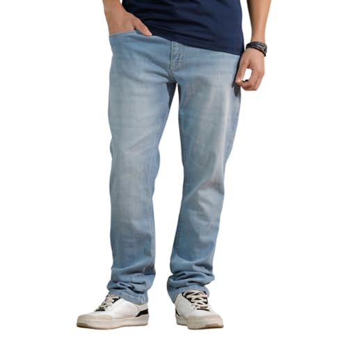 Image of WROGN Men's Cotton Stretch Jeans | Mid Rise | Slim Fit