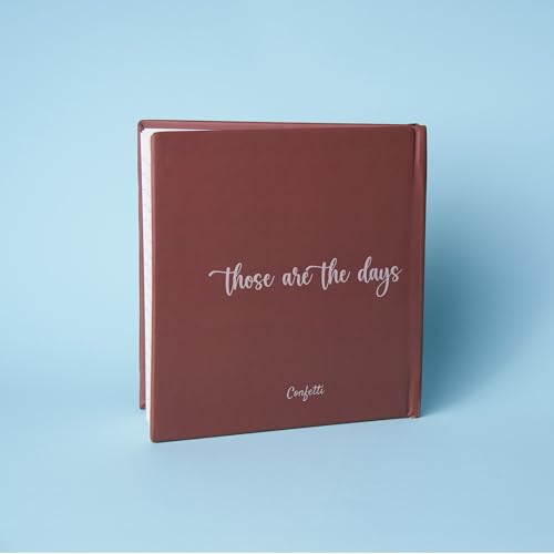 Image of The Confetti Square Notebook | 6 inch x 6 inch (15 x 15 cm) | Compact Diary with 80 GSM | Acid-Free Paper | Premium Quality Journal for Daily Planning, Task Management, Note-Taking & Creative Journaling, Durable & Stylish Design (Those Are The Days)