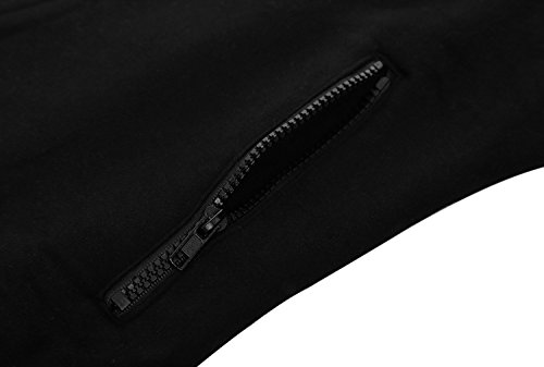 Minetom Donna Felpa con Cappuccio Chiusura a