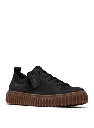 Clarks Para Hombre. 26183470 Zapatillas De Piel Torhill Lanegro (40), Plano, Cordones, Casual - 3