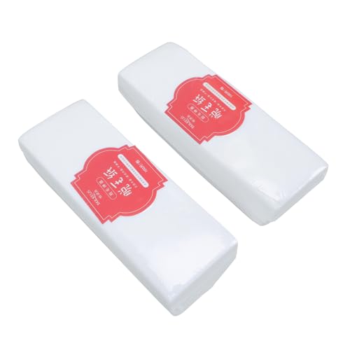 BATHVEVE 200piezas Algodón Depilado Bandas De Cera Para Uso Corporal Papel Encerado No Para Depilación Casa Adecuado Para Hombres y Mujeres
